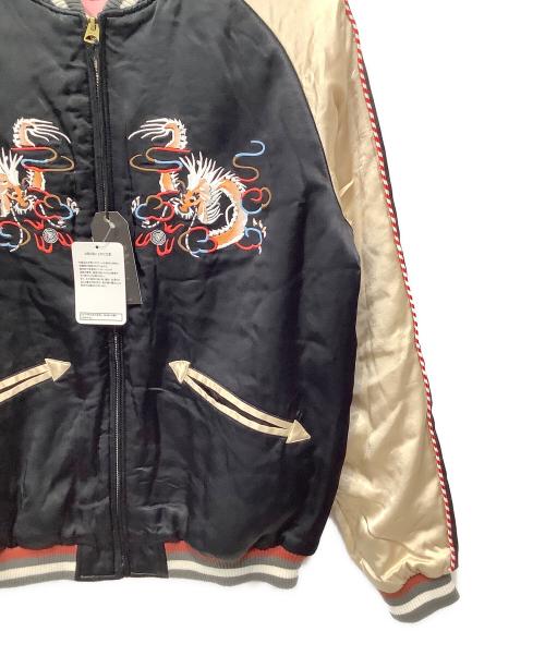 HOUSTON（ヒューストン）HOUSTON (ヒューストン) RAYON SOUVENIR JACKET (MAIKO) ブラック サイズ:M 未使用品の古着・服飾アイテム