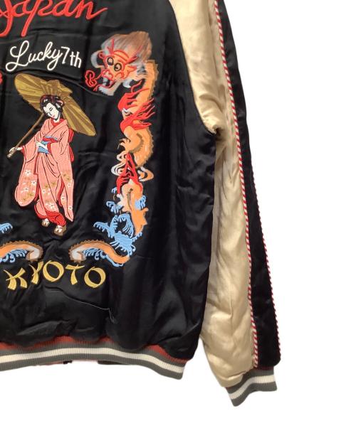 HOUSTON（ヒューストン）HOUSTON (ヒューストン) RAYON SOUVENIR JACKET (MAIKO) ブラック サイズ:M 未使用品の古着・服飾アイテム