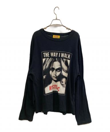 HYSTERIC GLAMOUR ロングスリーブカットソー ブラック 中古・古着通販】Hysteric Glamour (ヒステリックグラマー) 長袖
