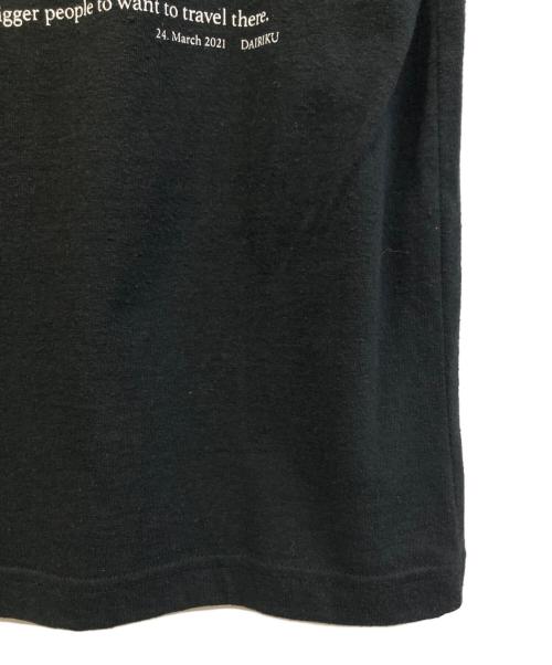 DAIRIKU（ダイリク）DAIRIKU (ダイリク) Tシャツ ブラック サイズ:M 未使用品の古着・服飾アイテム