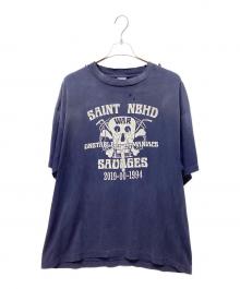 SAINT MICHAEL×NEIGHBORHOOD（セントマイケル×ネイバーフッド）の古着「半袖カットソー」｜ネイビー