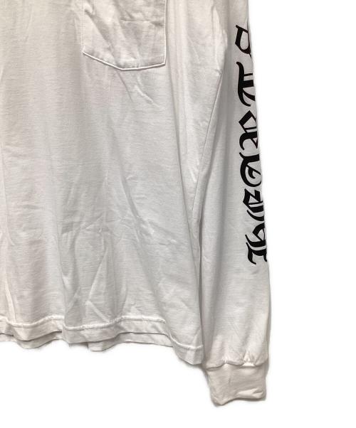 CHROME HEARTS（クロムハーツ）CHROME HEARTS (クロムハーツ) 長袖カットソー ホワイト サイズ:Lの古着・服飾アイテム