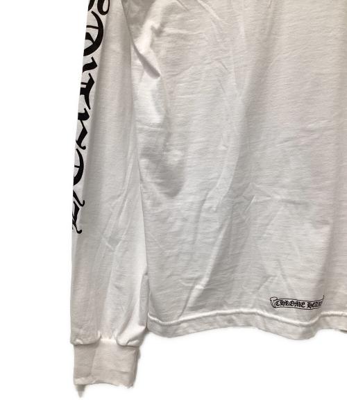 CHROME HEARTS（クロムハーツ）CHROME HEARTS (クロムハーツ) 長袖カットソー ホワイト サイズ:Lの古着・服飾アイテム