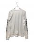 中古・古着 CHROME HEARTS (クロムハーツ) 長袖カットソー ホワイト サイズ:L：60000円