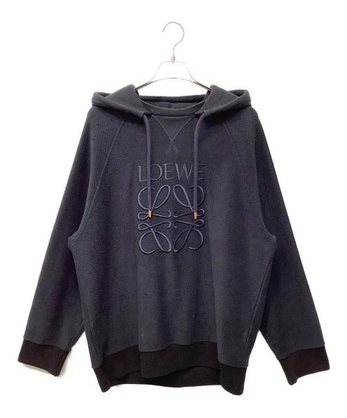 LOEWE（ロエベ）LOEWE (ロエベ) everse Anagram Hoodie ネイビー サイズ:Lの古着・服飾アイテム