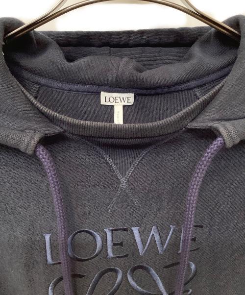 LOEWE（ロエベ）LOEWE (ロエベ) everse Anagram Hoodie ネイビー サイズ:Lの古着・服飾アイテム