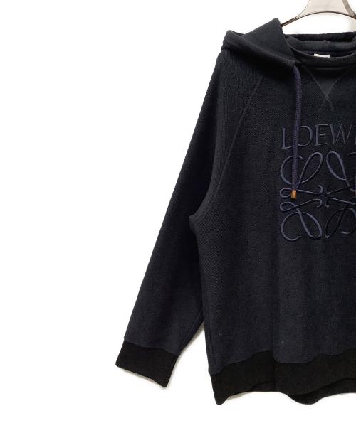 LOEWE（ロエベ）LOEWE (ロエベ) everse Anagram Hoodie ネイビー サイズ:Lの古着・服飾アイテム