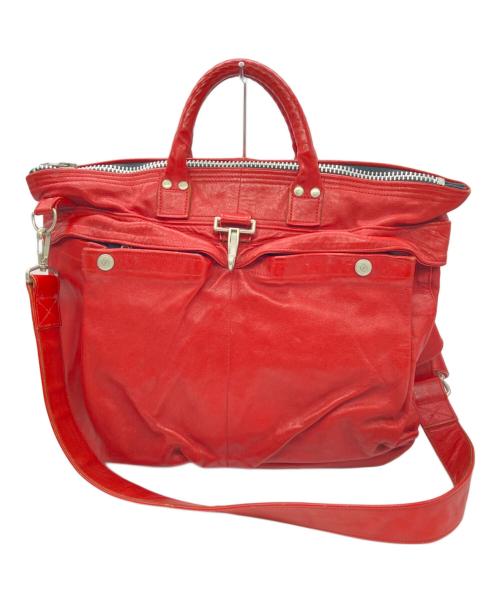 RAINBOW COUNTRY（レインボーカントリー）RAINBOW COUNTRY (レインボーカントリー) ショルダーバッグ レッドの古着・服飾アイテム