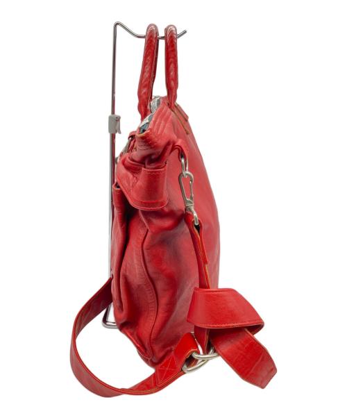 RAINBOW COUNTRY（レインボーカントリー）RAINBOW COUNTRY (レインボーカントリー) ショルダーバッグ レッドの古着・服飾アイテム