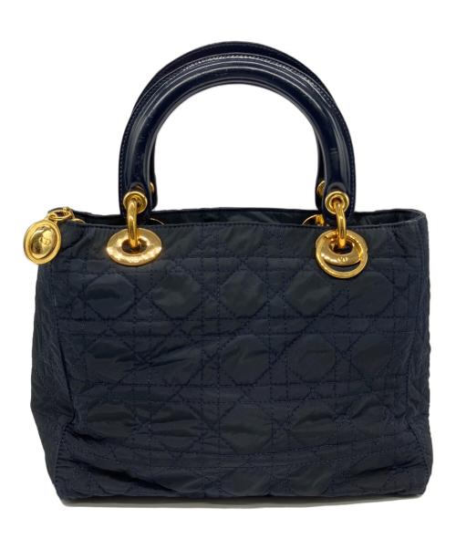 Christian Dior（クリスチャン ディオール）Christian Dior (クリスチャン ディオール) ハンドバッグ ネイビーの古着・服飾アイテム