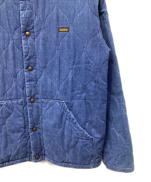 orSlow（オアスロウ）orSlow (オアスロウ) キルティングデニムジャケット ネイビー サイズ:Mの古着・服飾アイテム