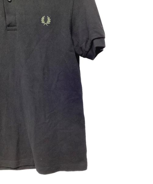 FRED PERRY（フレッドペリー）FRED PERRY (フレッドペリー) COMME des GARCONS SHIRT (コムデギャルソンシャツ) ポロシャツ ブラック サイズ:Mの古着・服飾アイテム