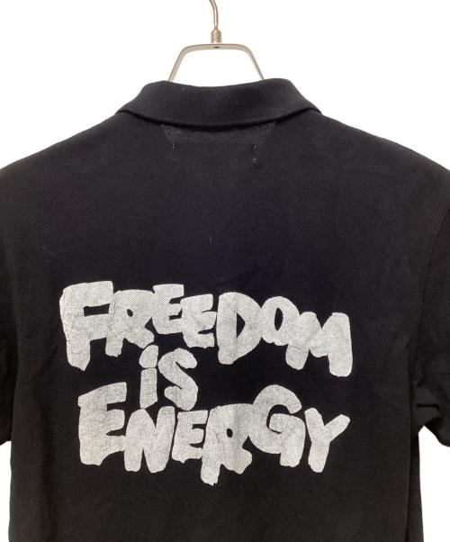 FRED PERRY（フレッドペリー）FRED PERRY (フレッドペリー) COMME des GARCONS SHIRT (コムデギャルソンシャツ) ポロシャツ ブラック サイズ:Mの古着・服飾アイテム