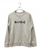 A.P.C.×sacaiアーペーセー×サカイ）の古着「クルーネックスウェット」｜グレー