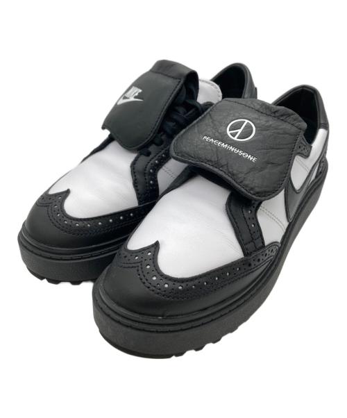 NIKE（ナイキ）NIKE (ナイキ) PEACEMINUSONE (ピースマイナスワン) KWONDO1 “White/Black” ブラック×ホワイト サイズ:26.5cmの古着・服飾アイテム