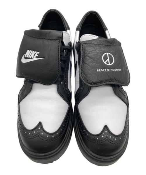 NIKE（ナイキ）NIKE (ナイキ) PEACEMINUSONE (ピースマイナスワン) KWONDO1 “White/Black” ブラック×ホワイト サイズ:26.5cmの古着・服飾アイテム