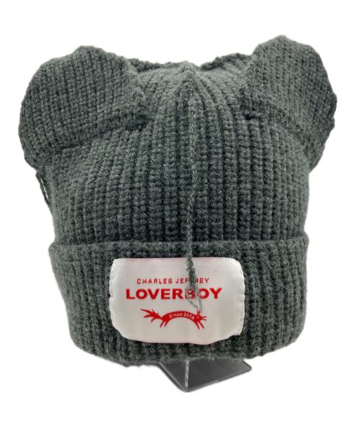 CHARLES JEFFREY LOVERBOY（チャールズ ジェフリー ラバーボーイ）CHARLES JEFFREY LOVERBOY (チャールズ ジェフリー ラバーボーイ) ニット帽 グレーの古着・服飾アイテム
