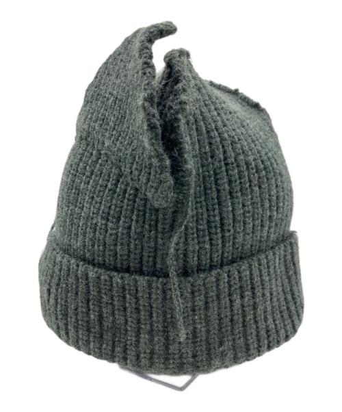 CHARLES JEFFREY LOVERBOY（チャールズ ジェフリー ラバーボーイ）CHARLES JEFFREY LOVERBOY (チャールズ ジェフリー ラバーボーイ) ニット帽 グレーの古着・服飾アイテム