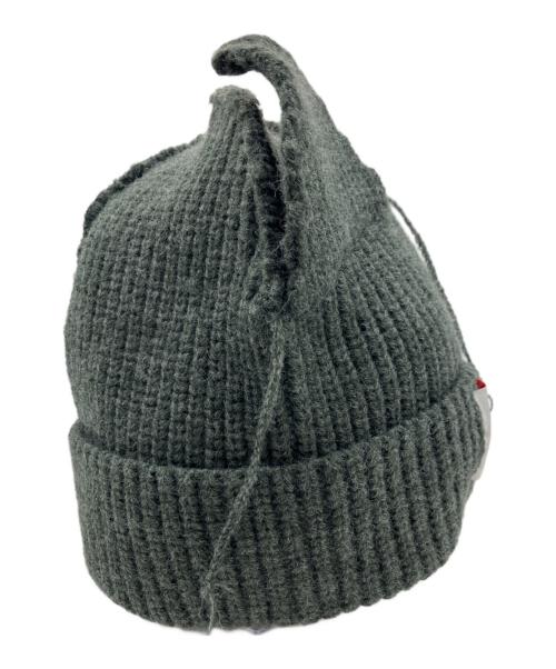 CHARLES JEFFREY LOVERBOY（チャールズ ジェフリー ラバーボーイ）CHARLES JEFFREY LOVERBOY (チャールズ ジェフリー ラバーボーイ) ニット帽 グレーの古着・服飾アイテム