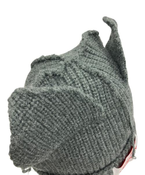 CHARLES JEFFREY LOVERBOY（チャールズ ジェフリー ラバーボーイ）CHARLES JEFFREY LOVERBOY (チャールズ ジェフリー ラバーボーイ) ニット帽 グレーの古着・服飾アイテム