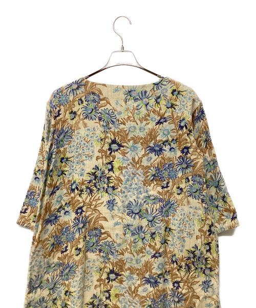 45R（フォーティファイブ・アール）45R (フォーティファイブ・アール) 二重織りガーゼの花柄ワンピース SIZE 1 サイズ:1の古着・服飾アイテム