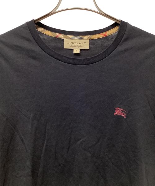 BURBERRY LONDON（バーバリーロンドン）BURBERRY LONDON (バーバリーロンドン) 半袖カットソー ブラック サイズ:Lの古着・服飾アイテム