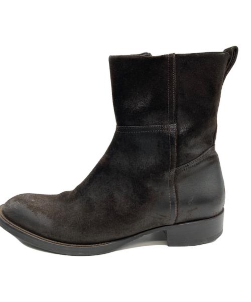 BUTTERO（ブッテロ）BUTTERO (ブッテロ) サイドジップブーツ ブラウン サイズ:SIZE 41の古着・服飾アイテム