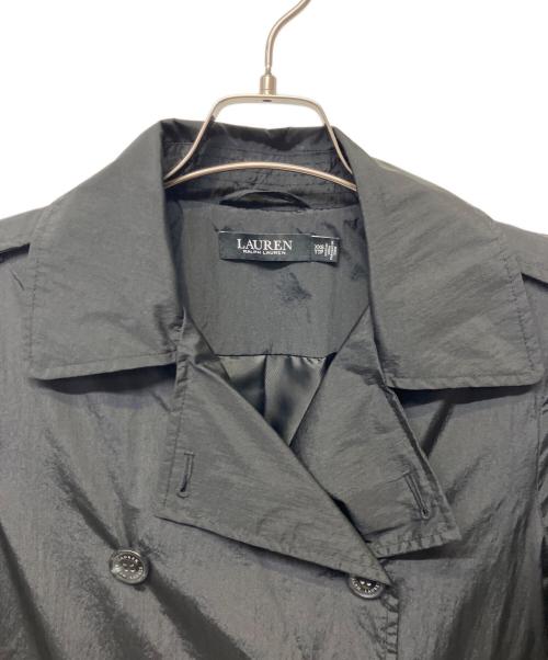 LAUREN RALPH LAUREN（ローレンラルフローレン）LAUREN RALPH LAUREN (ローレンラルフローレン) トレンチコート ブラック サイズ:XXSの古着・服飾アイテム