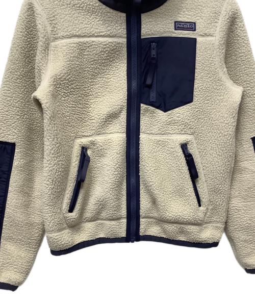 POLO RALPH LAUREN（ポロ・ラルフローレン）POLO RALPH LAUREN (ポロ・ラルフローレン) フリースジャケット ホワイト×ネイビー サイズ:XSの古着・服飾アイテム