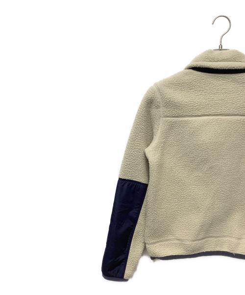 POLO RALPH LAUREN（ポロ・ラルフローレン）POLO RALPH LAUREN (ポロ・ラルフローレン) フリースジャケット ホワイト×ネイビー サイズ:XSの古着・服飾アイテム