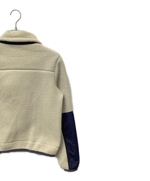 POLO RALPH LAUREN（ポロ・ラルフローレン）POLO RALPH LAUREN (ポロ・ラルフローレン) フリースジャケット ホワイト×ネイビー サイズ:XSの古着・服飾アイテム