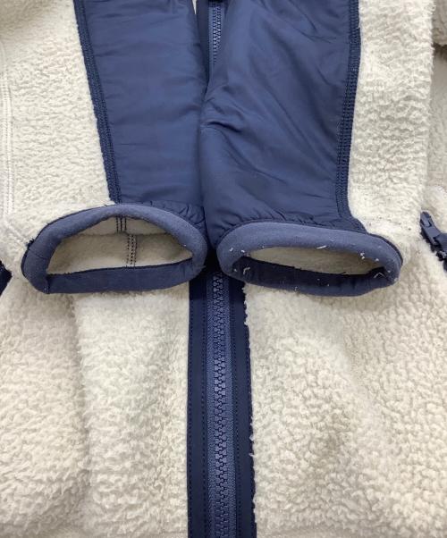 POLO RALPH LAUREN（ポロ・ラルフローレン）POLO RALPH LAUREN (ポロ・ラルフローレン) フリースジャケット ホワイト×ネイビー サイズ:XSの古着・服飾アイテム