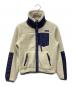 POLO RALPH LAUREN（ポロ・ラルフローレン）の古着「フリースジャケット」｜ホワイト×ネイビー
