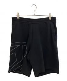 DIESEL（ディーゼル）の古着「スウェットハーフパンツ」｜ブラック