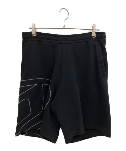 DIESEL（ディーゼル）DIESEL (ディーゼル) スウェットハーフパンツ ブラック サイズ:Mの古着・服飾アイテム