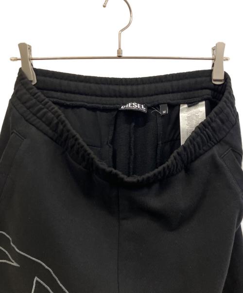 DIESEL（ディーゼル）DIESEL (ディーゼル) スウェットハーフパンツ ブラック サイズ:Mの古着・服飾アイテム
