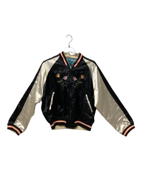 PINK HOUSE（ピンクハウス）PINK HOUSE (ピンクハウス) リバーシブルスタジャン ブラック×ブルー サイズ:Freeの古着・服飾アイテム