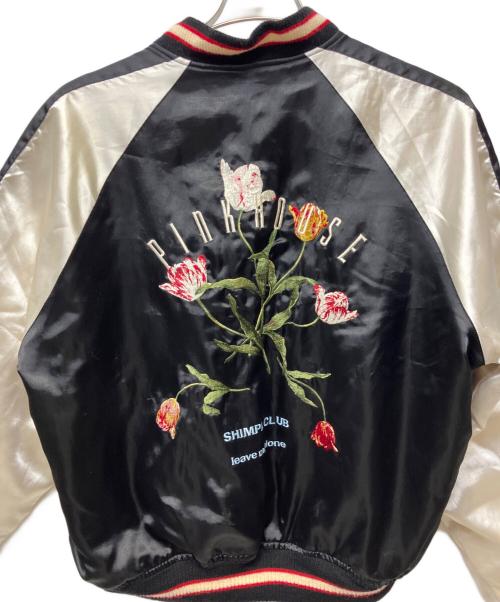 PINK HOUSE（ピンクハウス）PINK HOUSE (ピンクハウス) リバーシブルスタジャン ブラック×ブルー サイズ:Freeの古着・服飾アイテム