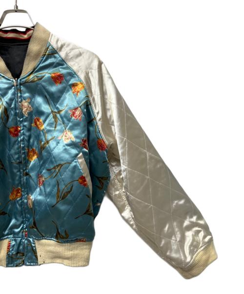 PINK HOUSE（ピンクハウス）PINK HOUSE (ピンクハウス) リバーシブルスタジャン ブラック×ブルー サイズ:Freeの古着・服飾アイテム