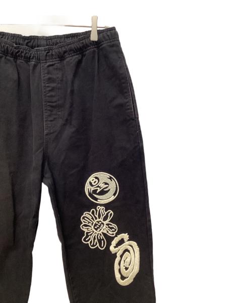 stussy（ステューシー）stussy (ステューシー) NOMA ICON BEACH PANT ブラック サイズ:Mの古着・服飾アイテム