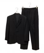 COMME des GARCONS HOMMEコムデギャルソン オム）の古着「セットアップスーツ」｜ブラック