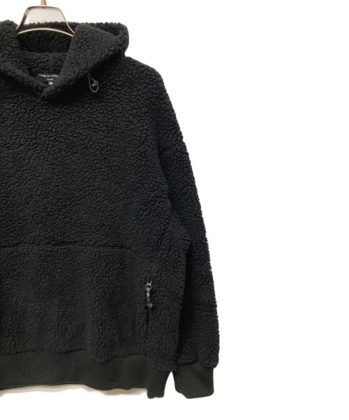 COMME des GARCONS（コムデギャルソン）COMME des GARCONS (コムデギャルソン) ボアフリースプルパーカー ブラック サイズ:Mの古着・服飾アイテム