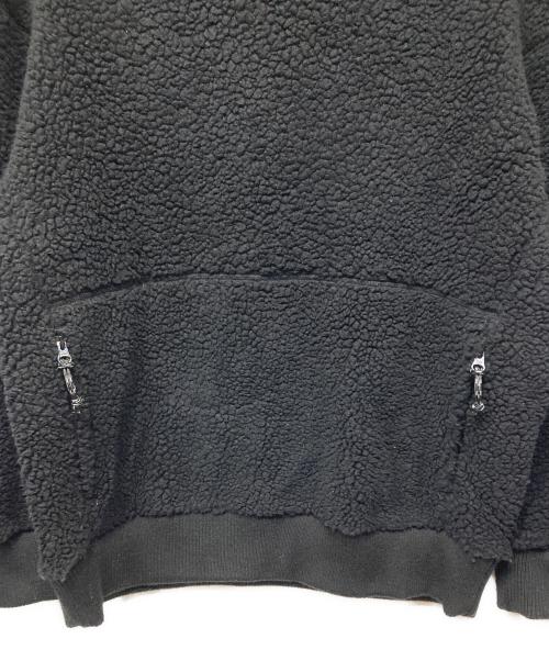 COMME des GARCONS（コムデギャルソン）COMME des GARCONS (コムデギャルソン) ボアフリースプルパーカー ブラック サイズ:Mの古着・服飾アイテム