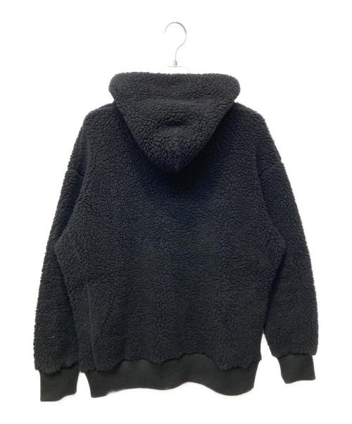 COMME des GARCONS（コムデギャルソン）COMME des GARCONS (コムデギャルソン) ボアフリースプルパーカー ブラック サイズ:Mの古着・服飾アイテム