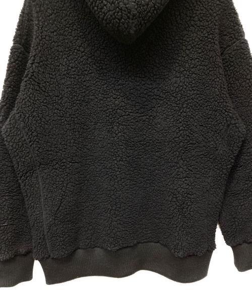 COMME des GARCONS（コムデギャルソン）COMME des GARCONS (コムデギャルソン) ボアフリースプルパーカー ブラック サイズ:Mの古着・服飾アイテム