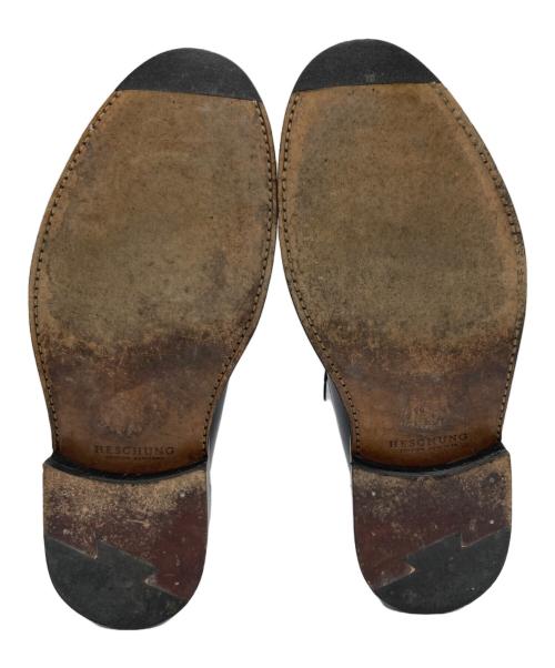 HESCHUNG（エシュン）HESCHUNG (エシュン) Uチップシューズ ブラック サイズ:6 1/2の古着・服飾アイテム