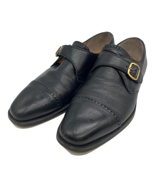 TANINO CRISCI（タニノクリスチー）TANINO CRISCI (タニノクリスチー) モンクストラップシューズ ブラック サイズ:6 1/2の古着・服飾アイテム