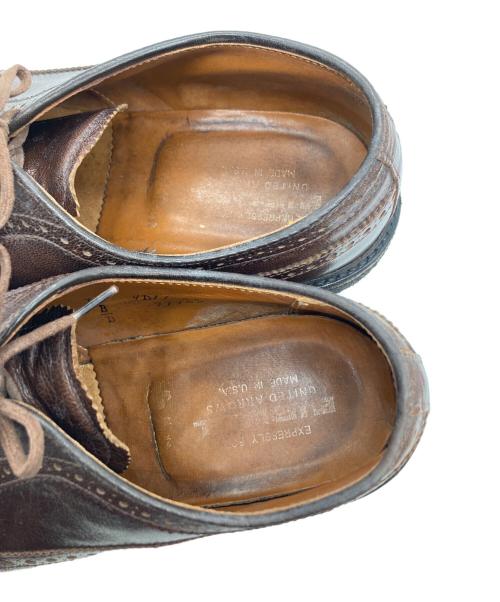 U.A. Blue Label（ユナイティッドアローズブルーレーベル）U.A. Blue Label (ユナイティッドアローズブルーレーベル) Alden (オールデン) ウィングチップシューズ ブラウン サイズ:6の古着・服飾アイテム