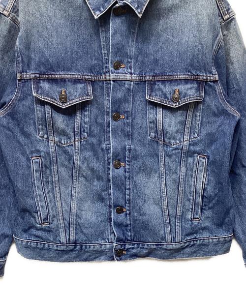 BALENCIAGA（バレンシアガ）BALENCIAGA (バレンシアガ) バックロゴデニムジャケット インディゴ サイズ:46の古着・服飾アイテム