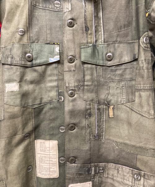 MIYAGIHIDETAKA（ミヤギヒデタカ）MIYAGIHIDETAKA (ミヤギヒデタカ) ミリタリーシャツ カーキ サイズ:XLの古着・服飾アイテム